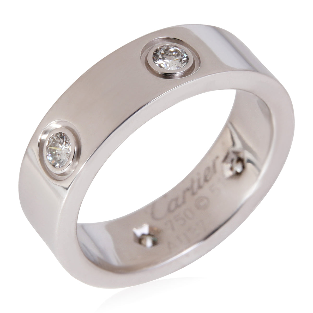 18k White Gold Diamond Ring A80805