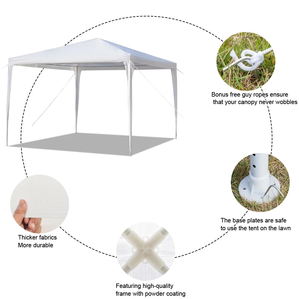10' x 10' Waterproof Folding Canopy Tent K602