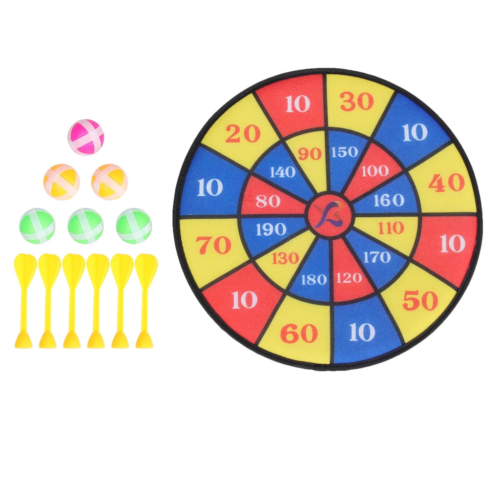 Flocking Dart Board with 4pcs Darts Dartboard Set X412198