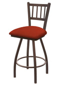 36x22 Swivel Extra Tall Bar Stool with Graph Poppy Seat B553855