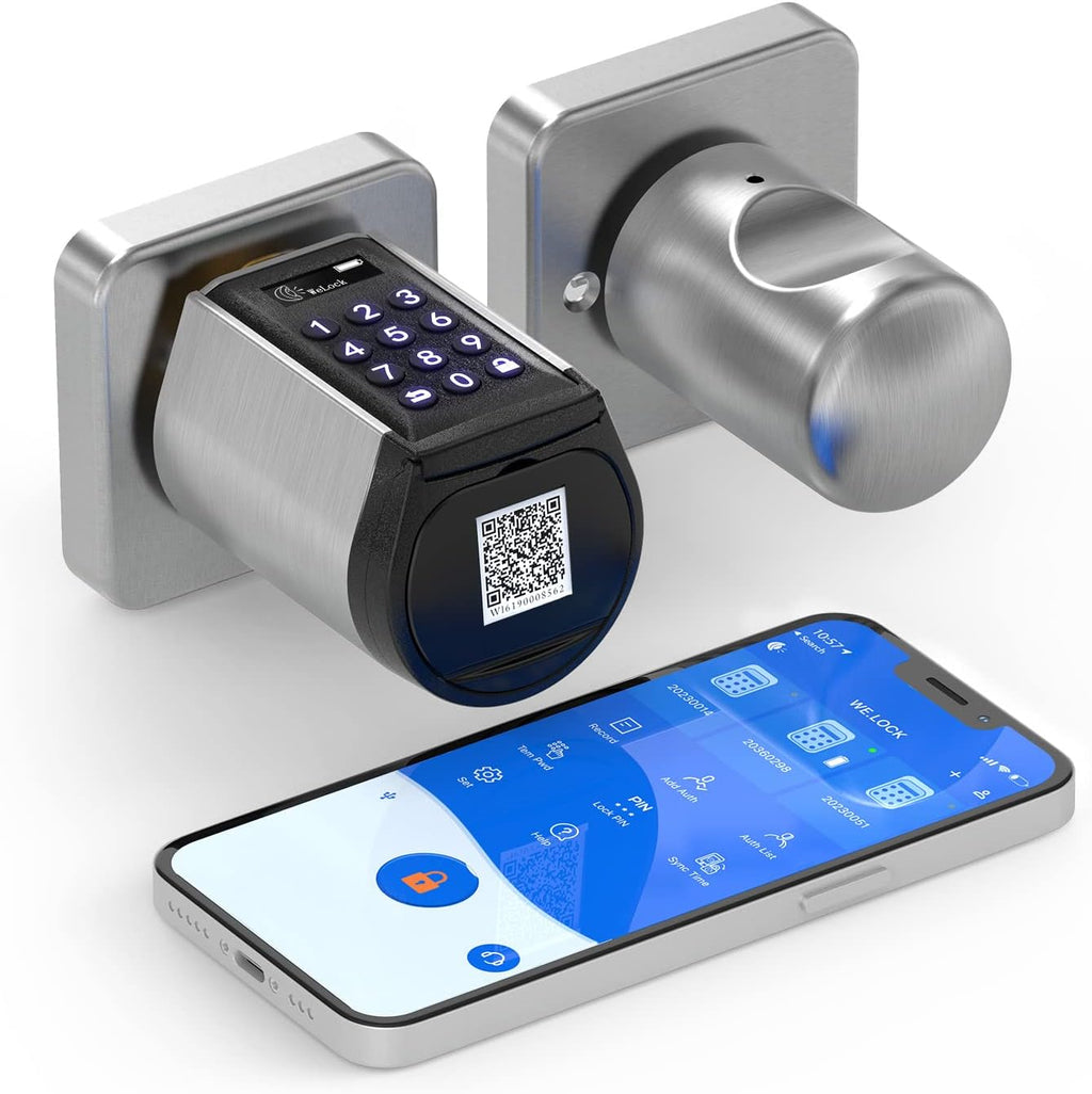 Smart Deadbolt Lock, Keyless Entry Door Lock, WiFi Smart Door Lock, Pack of 2 G77580