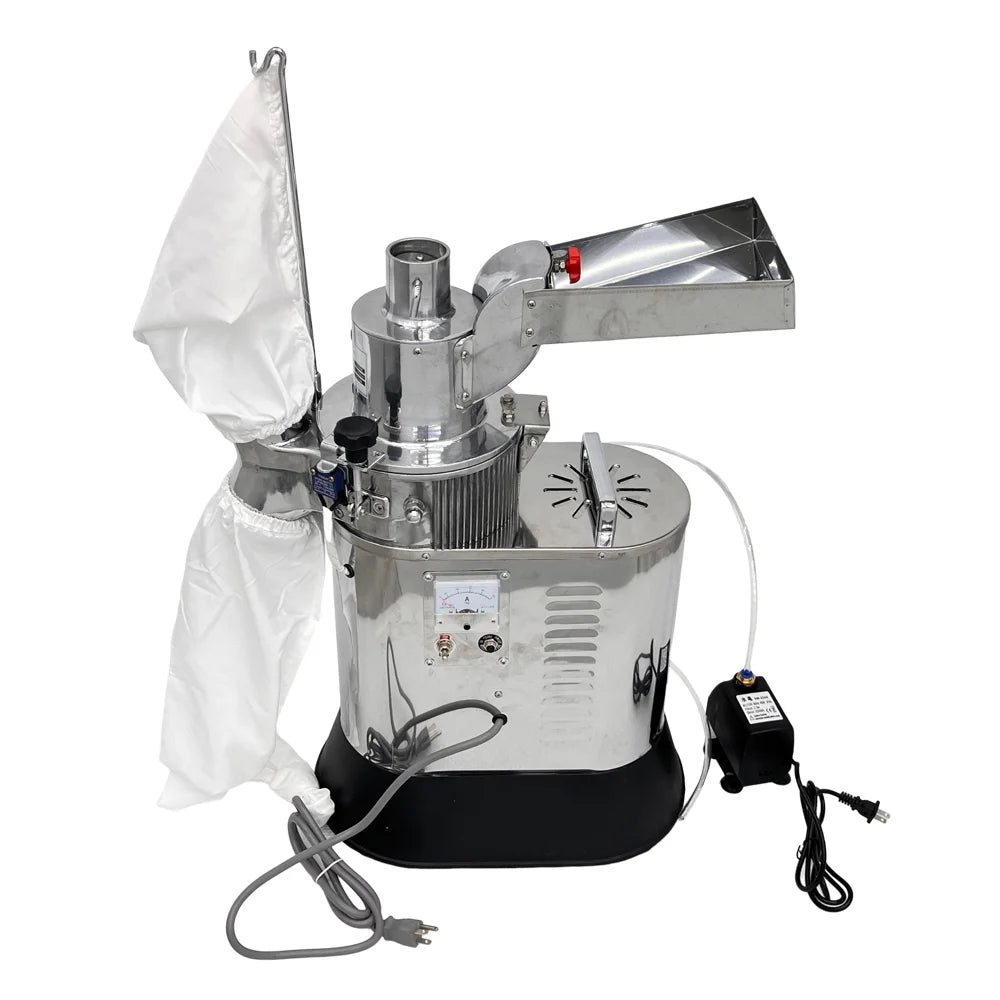 Electric Commercial Hammer Mill Herb Grain Grinder T8430
