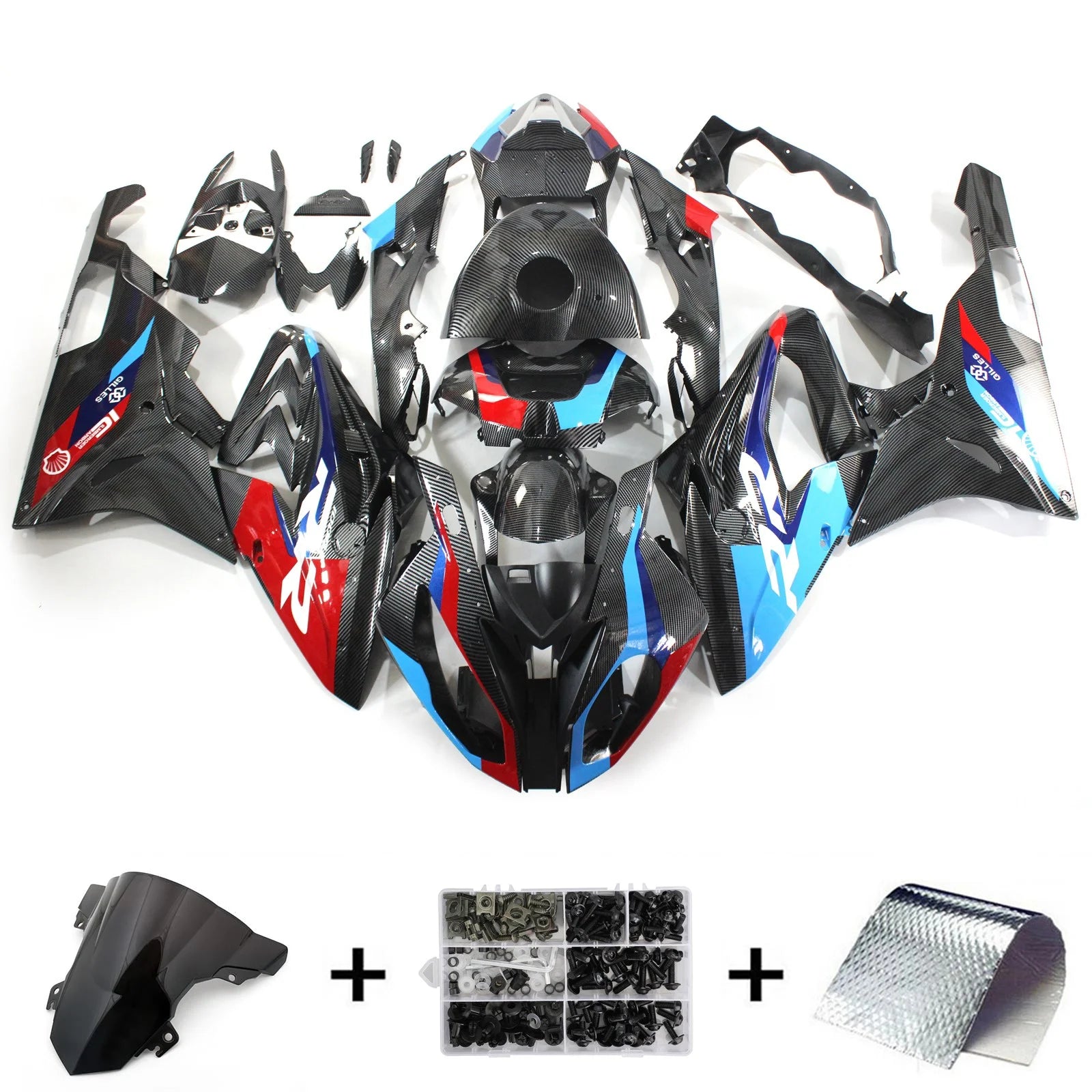 ABS Injection Fairing Kit Bodywork Plastic for BMW S1000RR 2015-2016 Q567759