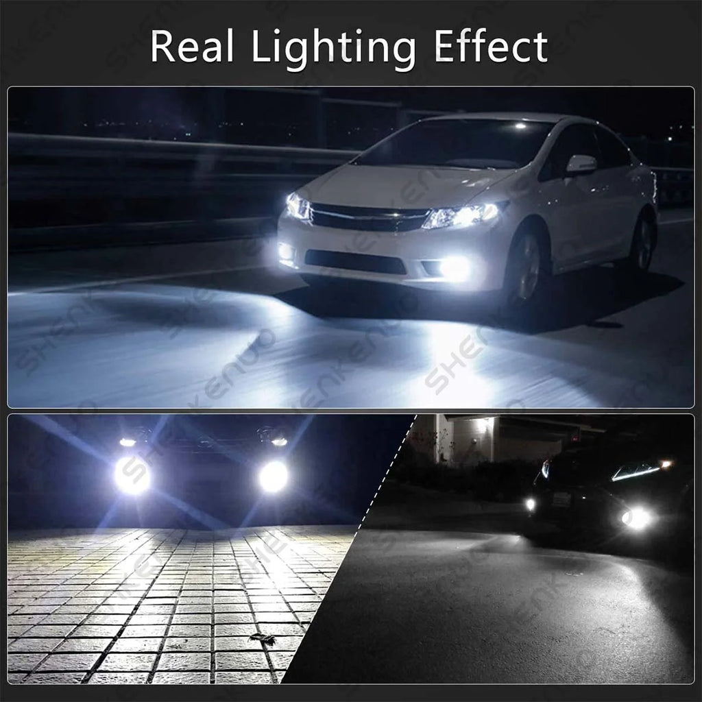 6000K White H11 High/Low Beam Headlights R6477