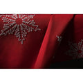 Red Square Christmas Tablecloth 60 by 60-Inch E79744
