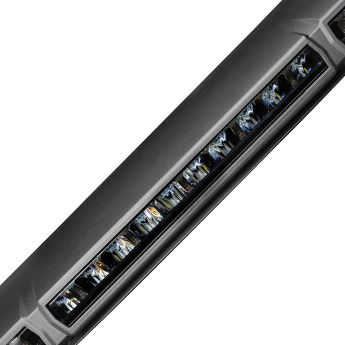 Black Integrated Windshield Roof LED Light Bar System Y28836