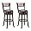 Cappuccino Swivel Stool, 29-Inch, Pack of 2 E29250