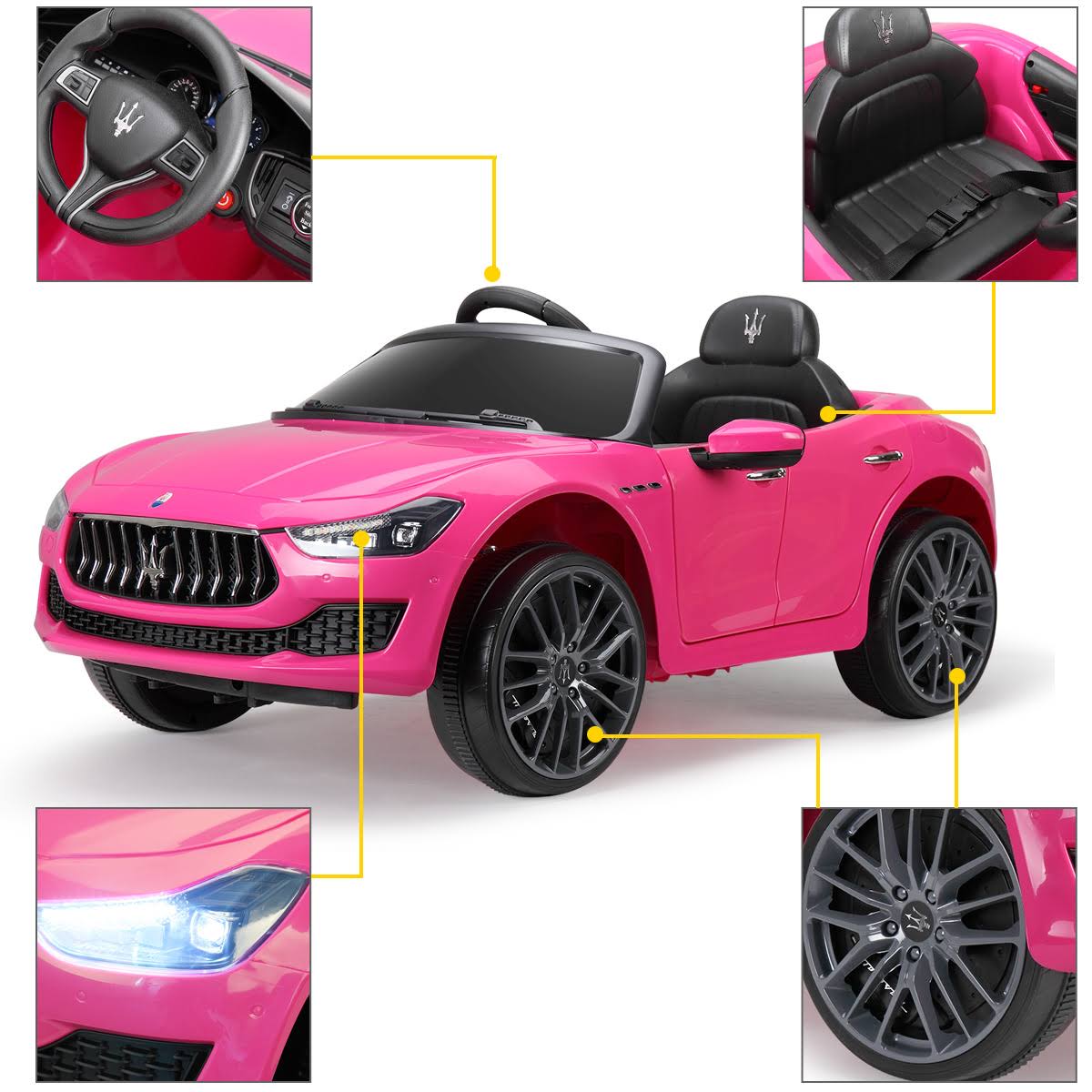 12V Pink Kids Ride on Car with Remote Control I89377