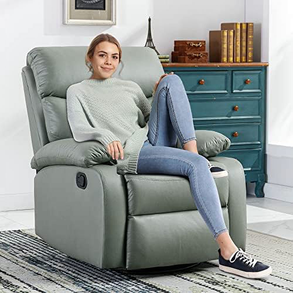 Cerulean Blue Manual Recliner Single Sofa M709029