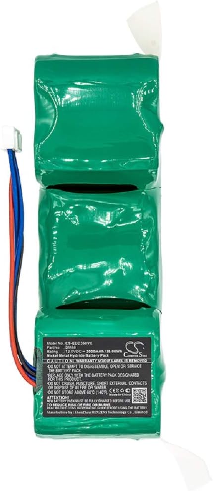 Replacement Battery for Ecovacs Sweeper, 3000mAh Ni-MH, Pack of 2 P9321