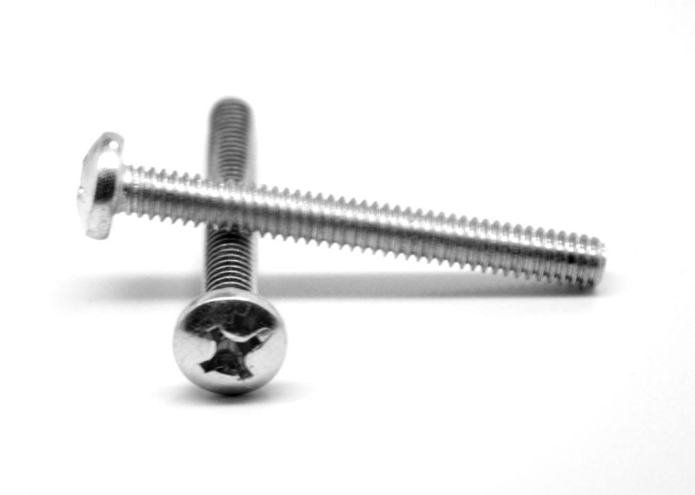 Coarse Thread Machine Screw Phillips Pan Head Low Carbon Steel Zinc Plated M9837