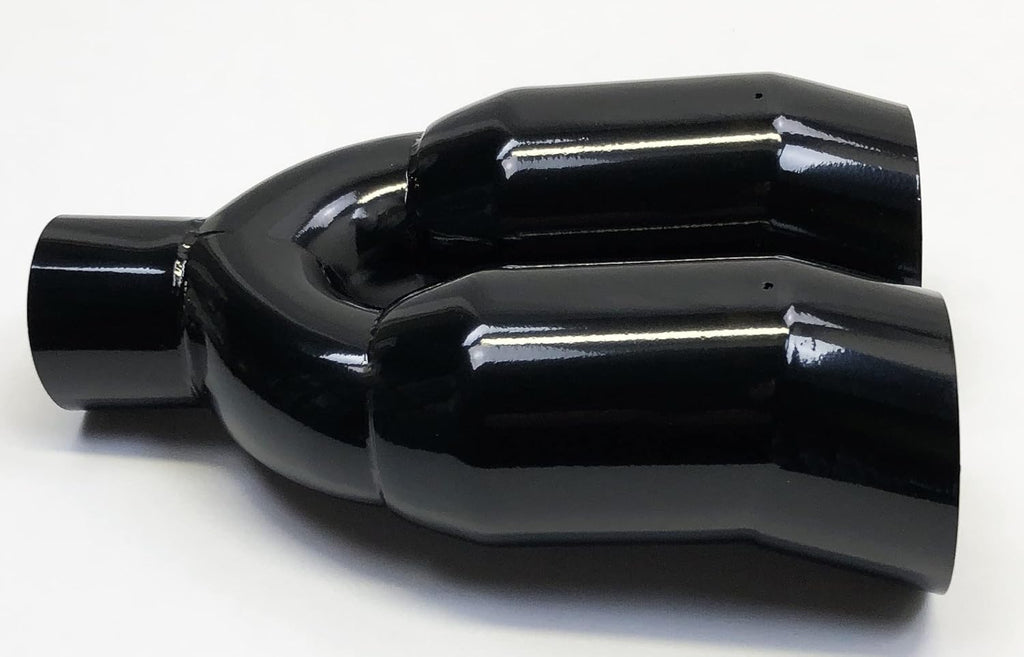 Gloss Black Stainless Steel Exhaust Tip D937