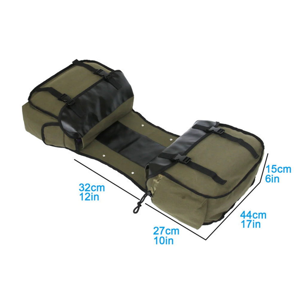 Canvas Waterproof Motorbike Saddle Bag N515