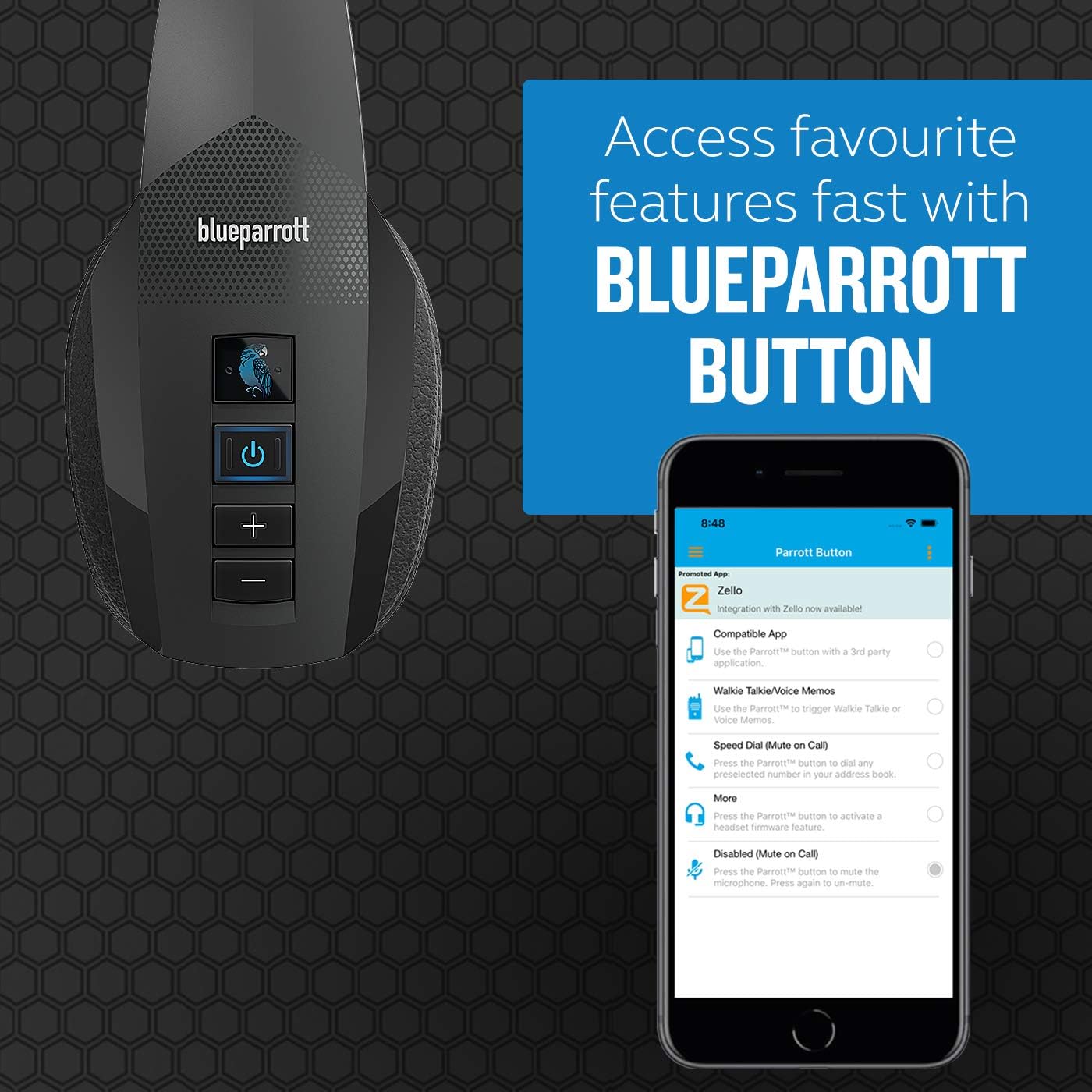 Noise Cancelling Bluetooth Wireless Headset F8250