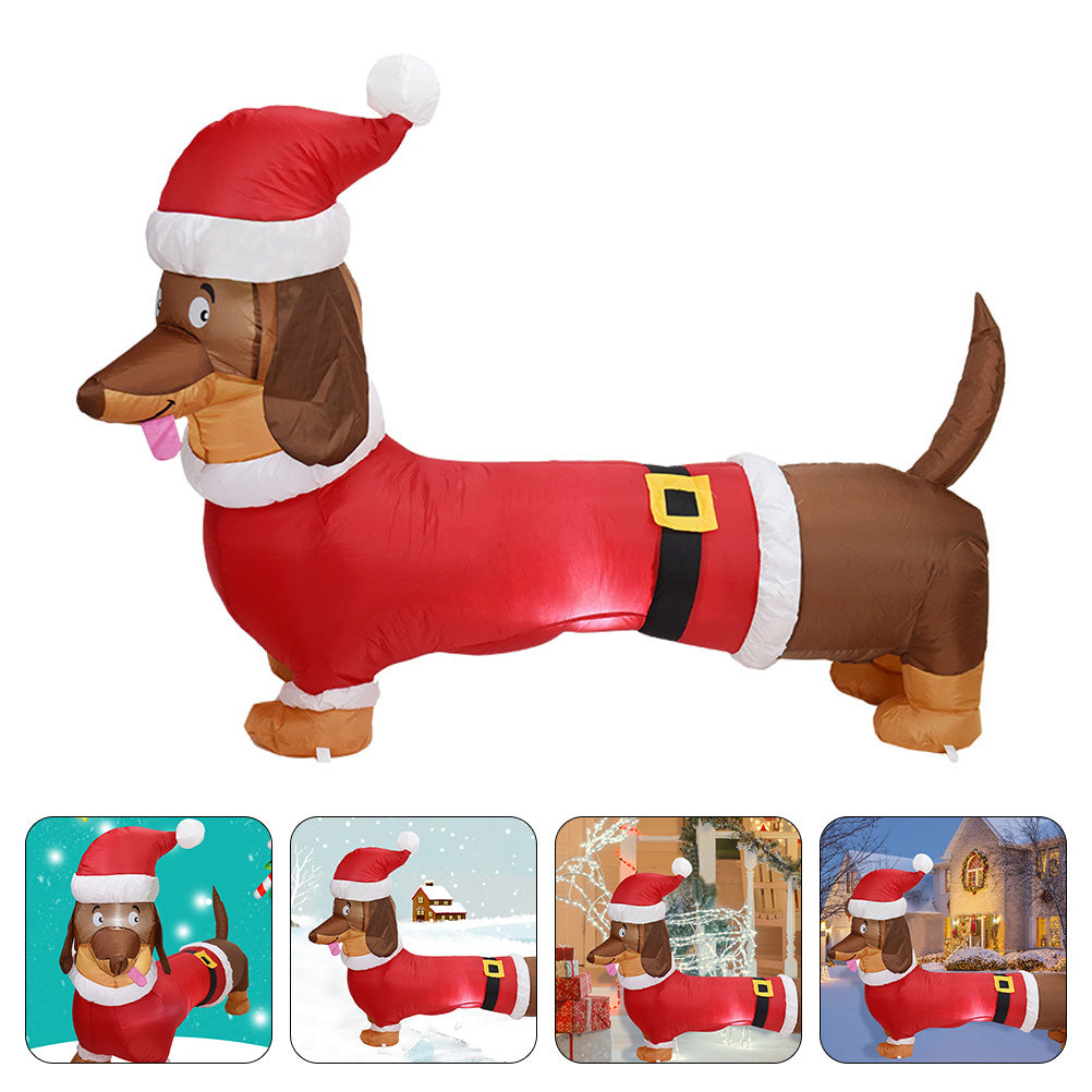 Inflatable Dachshund Model Christmas Party Prop R220