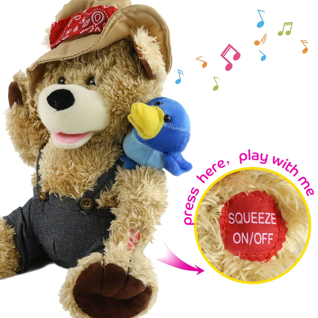 12'' Interactive Singing Teddy Bear V94720