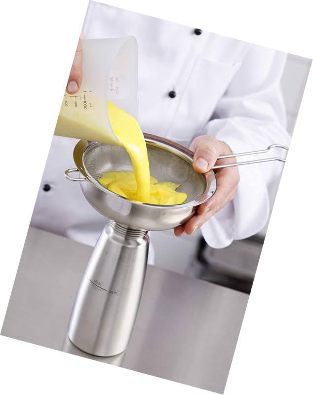 1-Pint Polished Stainless Steel Cream Whipper I58839