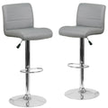 Gray Bar Stool (Set of 2) D497