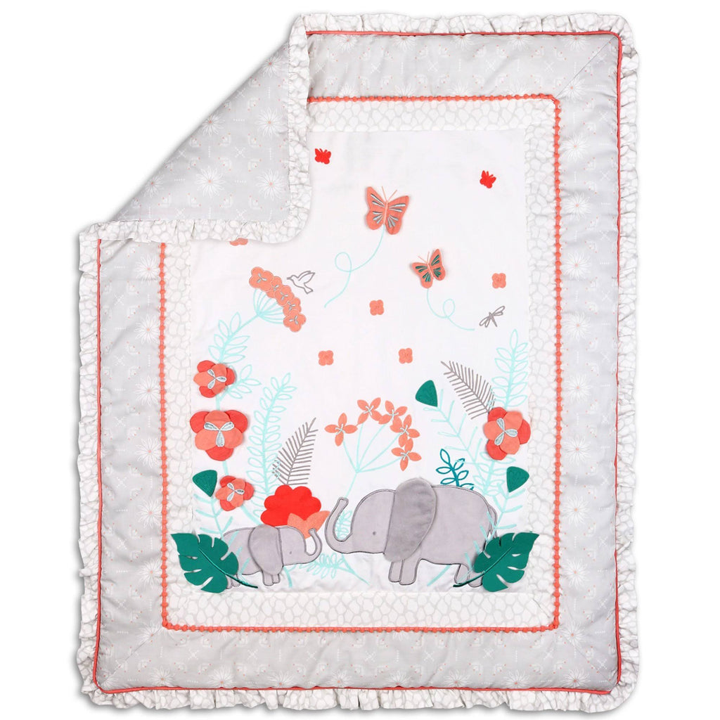 3 Piece Crib Bedding Set J1582