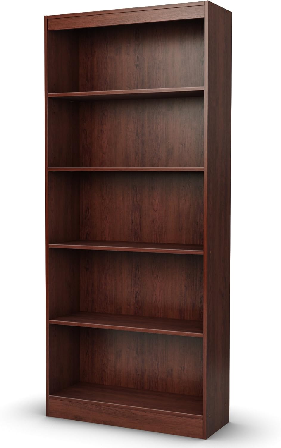 Pure White 5-Shelf Bookcase B696741