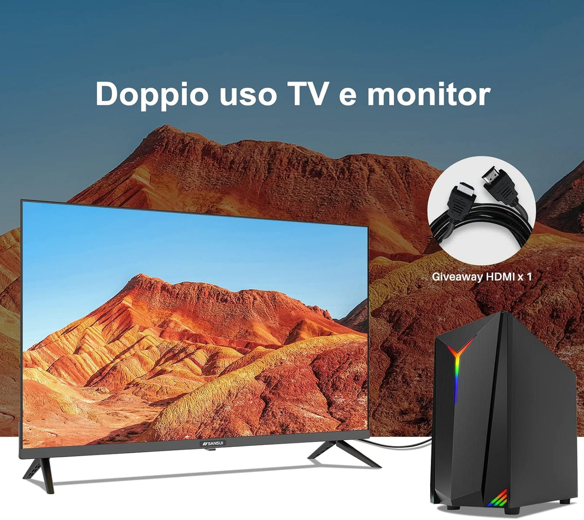 32 inch 720p HD HDR Smart LED TV S2419