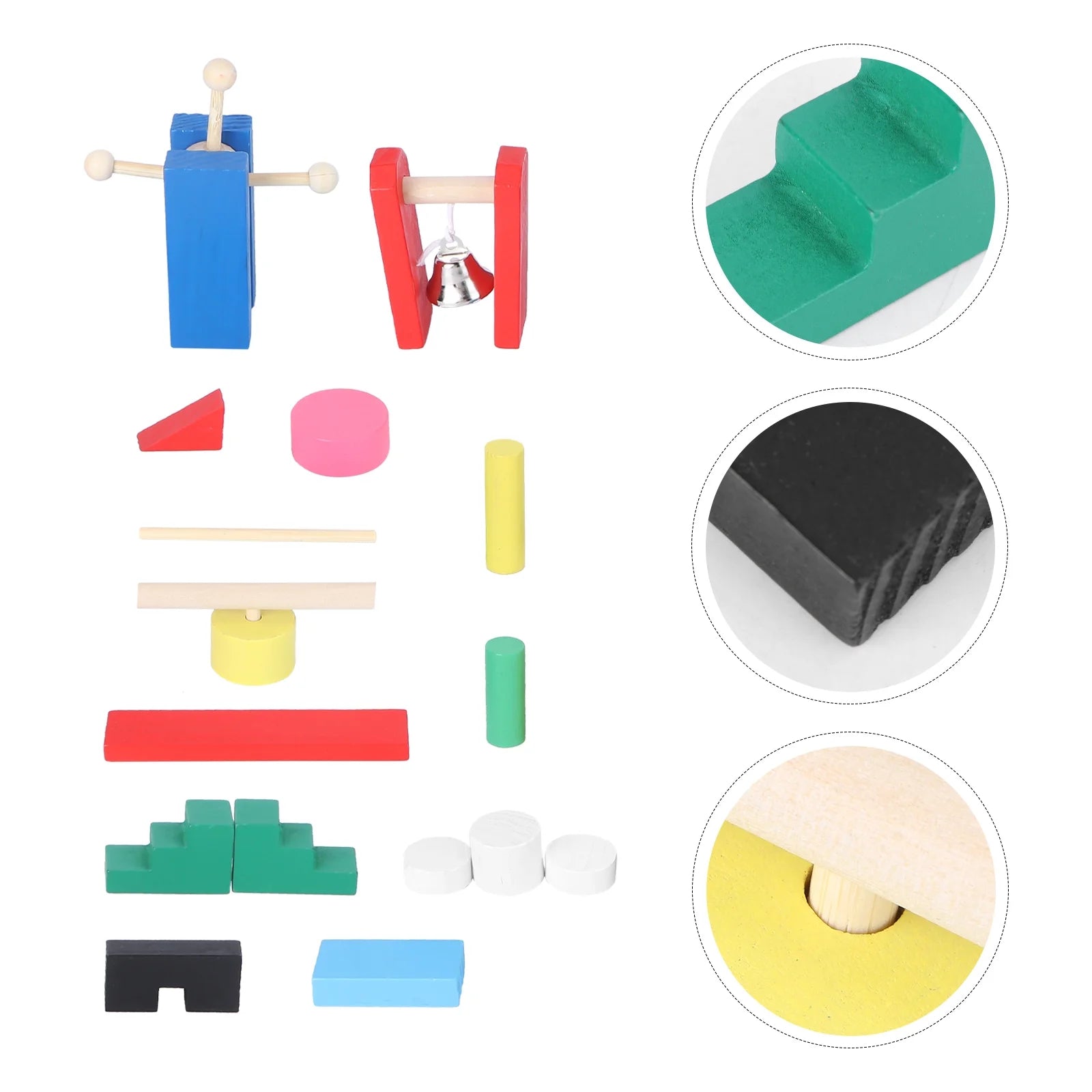 Wooden Domino Blocks Building Toy A4422