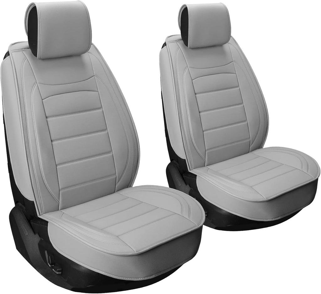 Black Waterproof Leatherette Full Set Car Seat Covers G8227