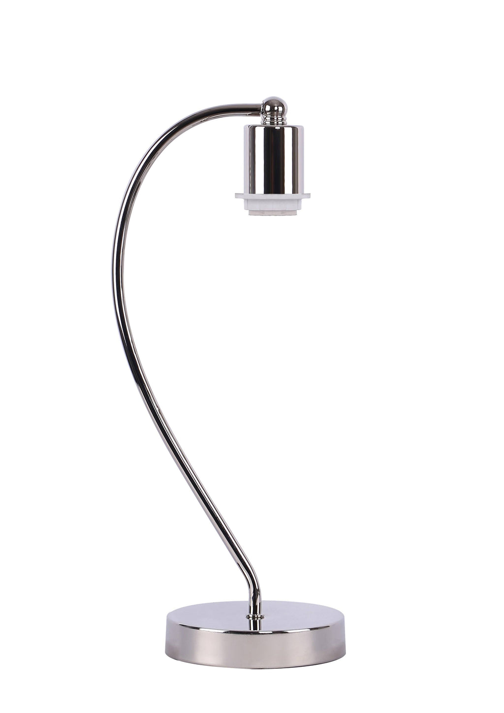 Polished Nickel Task Lamp with Crystalline Metal Shade (2-Pack) V388