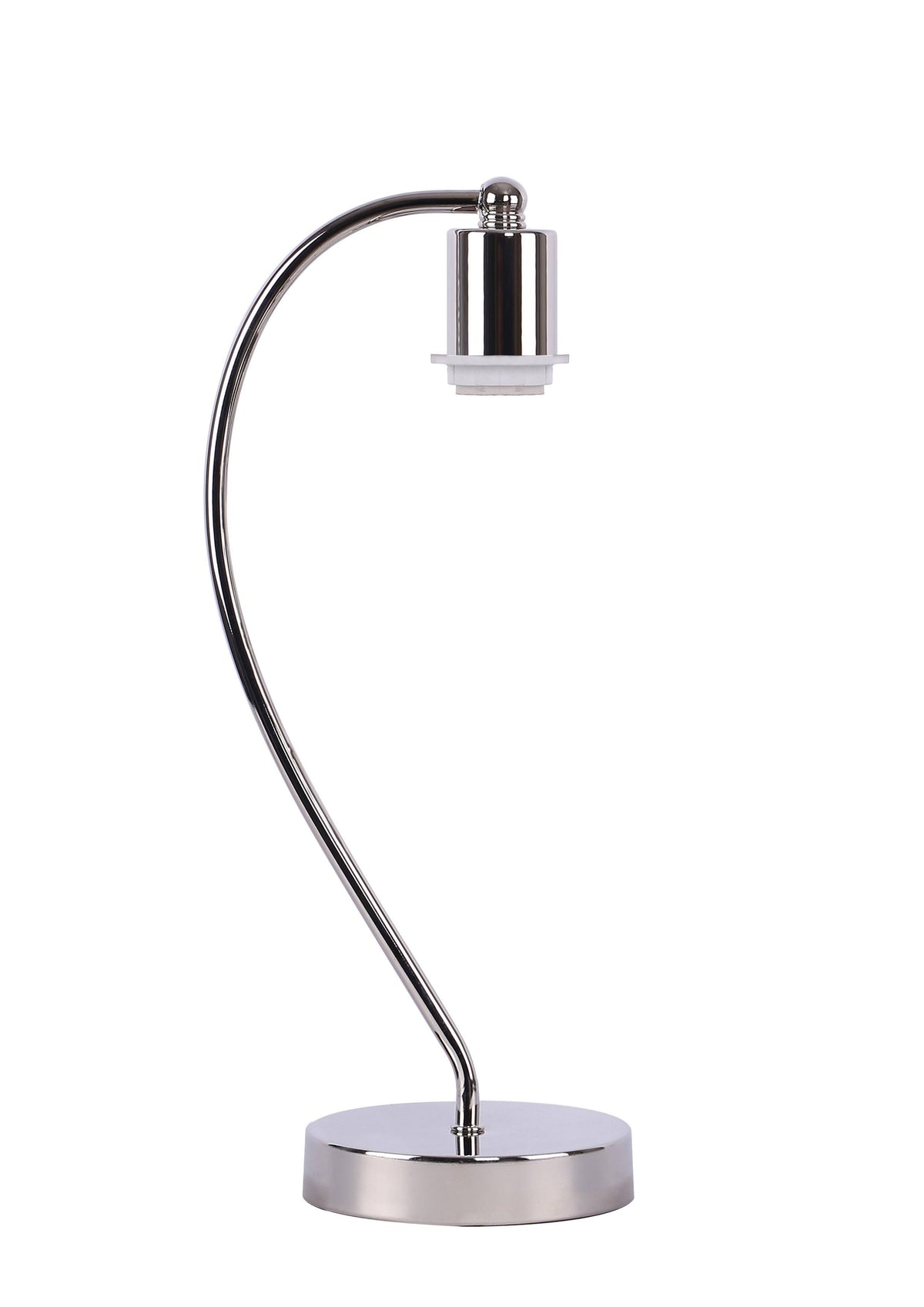 Polished Nickel Task Lamp with Crystalline Metal Shade (2-Pack) V388