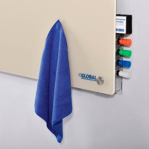 Tan Magnetic Glass Dry Erase Board V726323