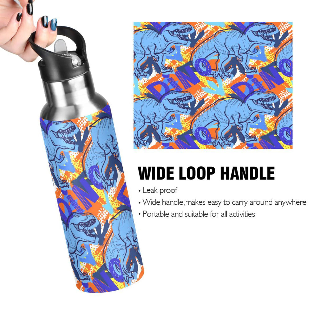 Stainless Steel Insulated Water Bottle with Straw Lid R3496