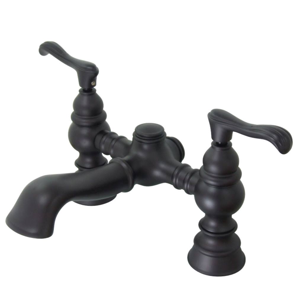 Vintage Deck Mount Clawfoot Tub Filler Oil Rubbed Bronze I328204