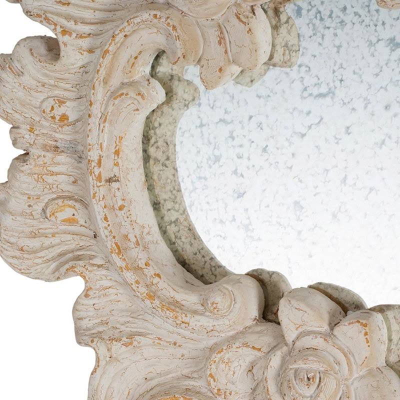 Antique White Wall Decor E47093
