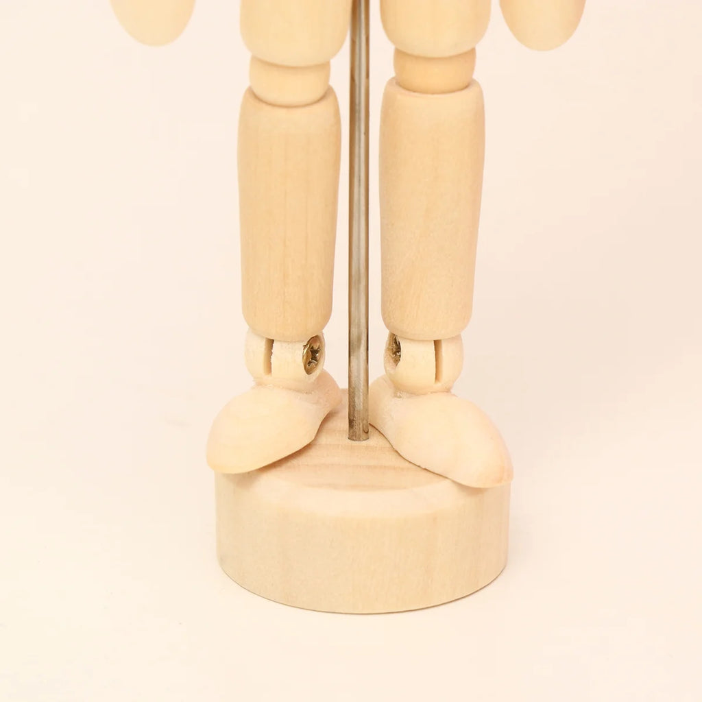 Wooden 3D Movable Joint Puppet Doll (5.5 Inches) U904422