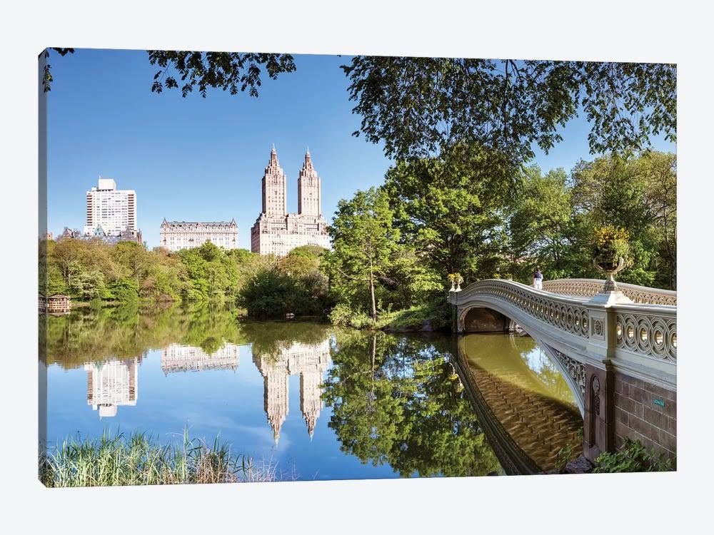 Bow Bridge Panoramic Central Park New York Print P639139