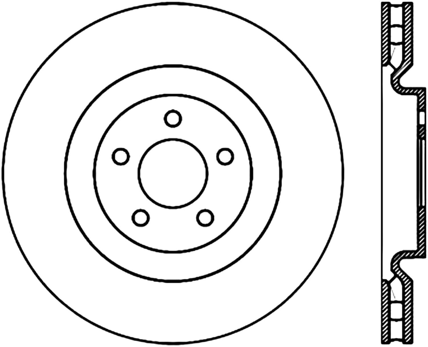 Slotted & Drilled Sport Brake Rotor T1305