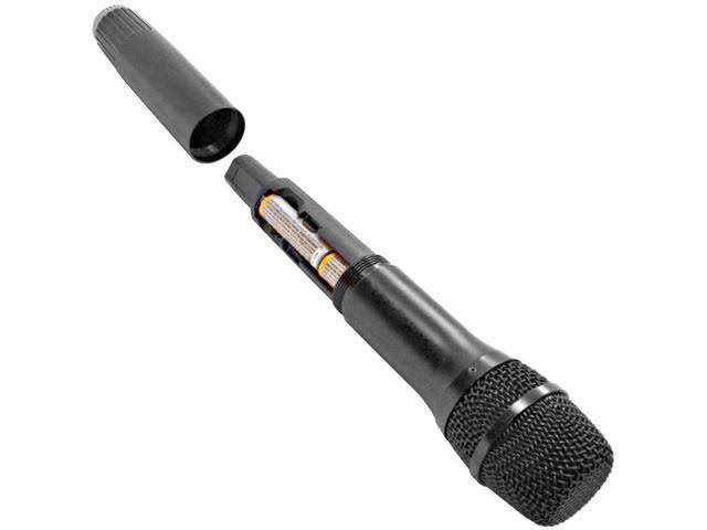 4 Channel UHF Wireless Microphone System with 2 Handheld and 2 Headset Microphones V7252