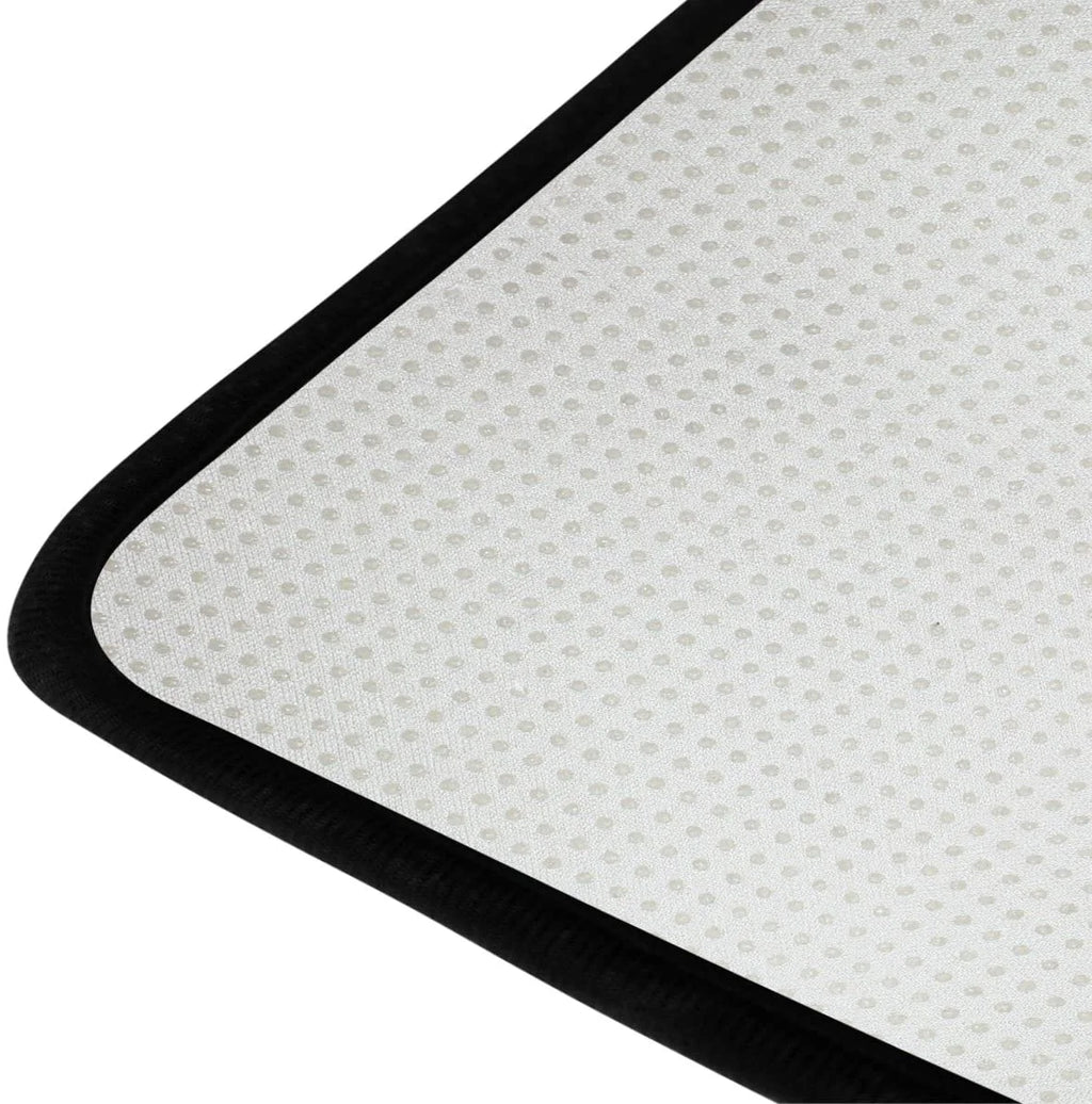 Black White Cat Rabbit Chess Board Lightweight Carpet Mats, 6'8" x 4'10" Area Rug Z472