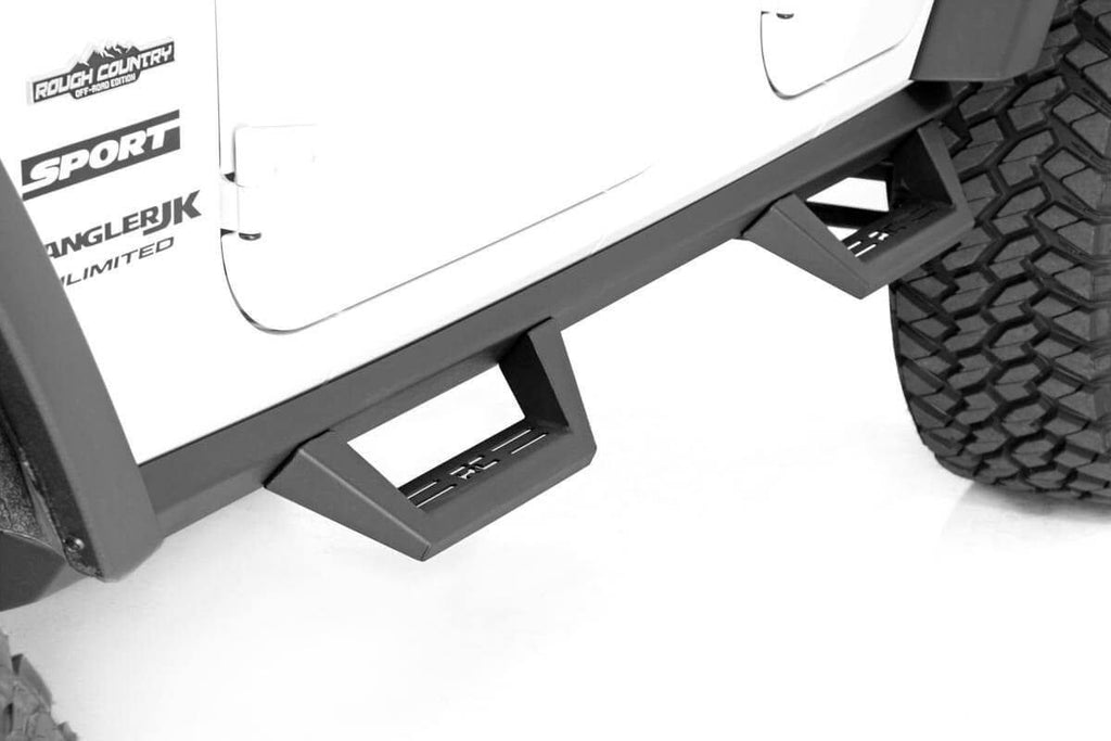 Black Drop Side Step Bars M636488
