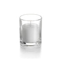 Set of 72 10hr Votive Candles and Votive Holders, Clear X40442