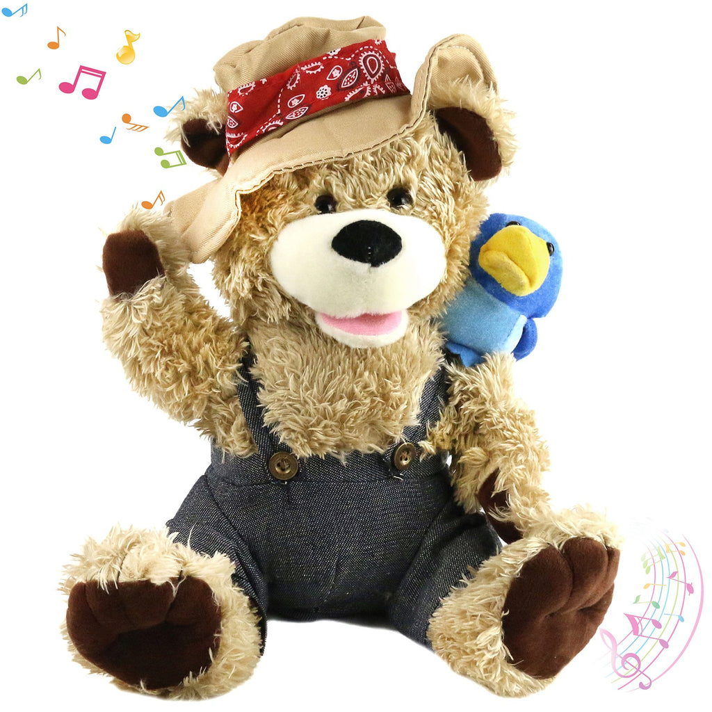 12'' Interactive Singing Teddy Bear V94720