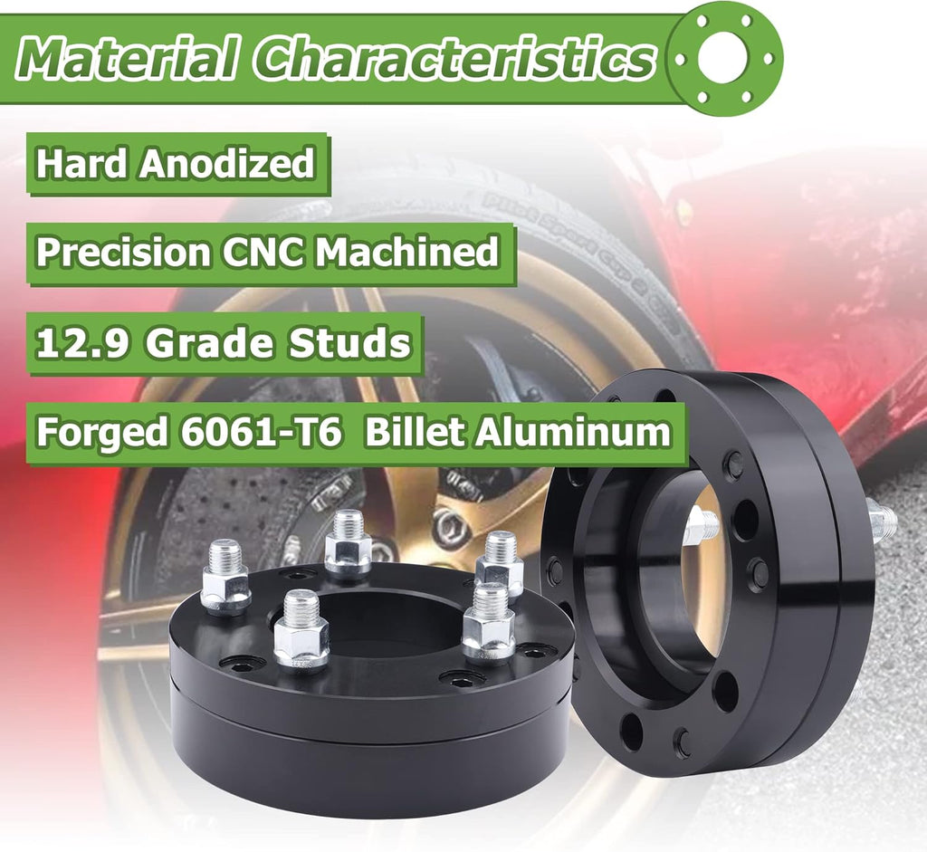 6x5.5 to 5x5 Wheel adapters, 2 inch, 108mm Hub bore N962