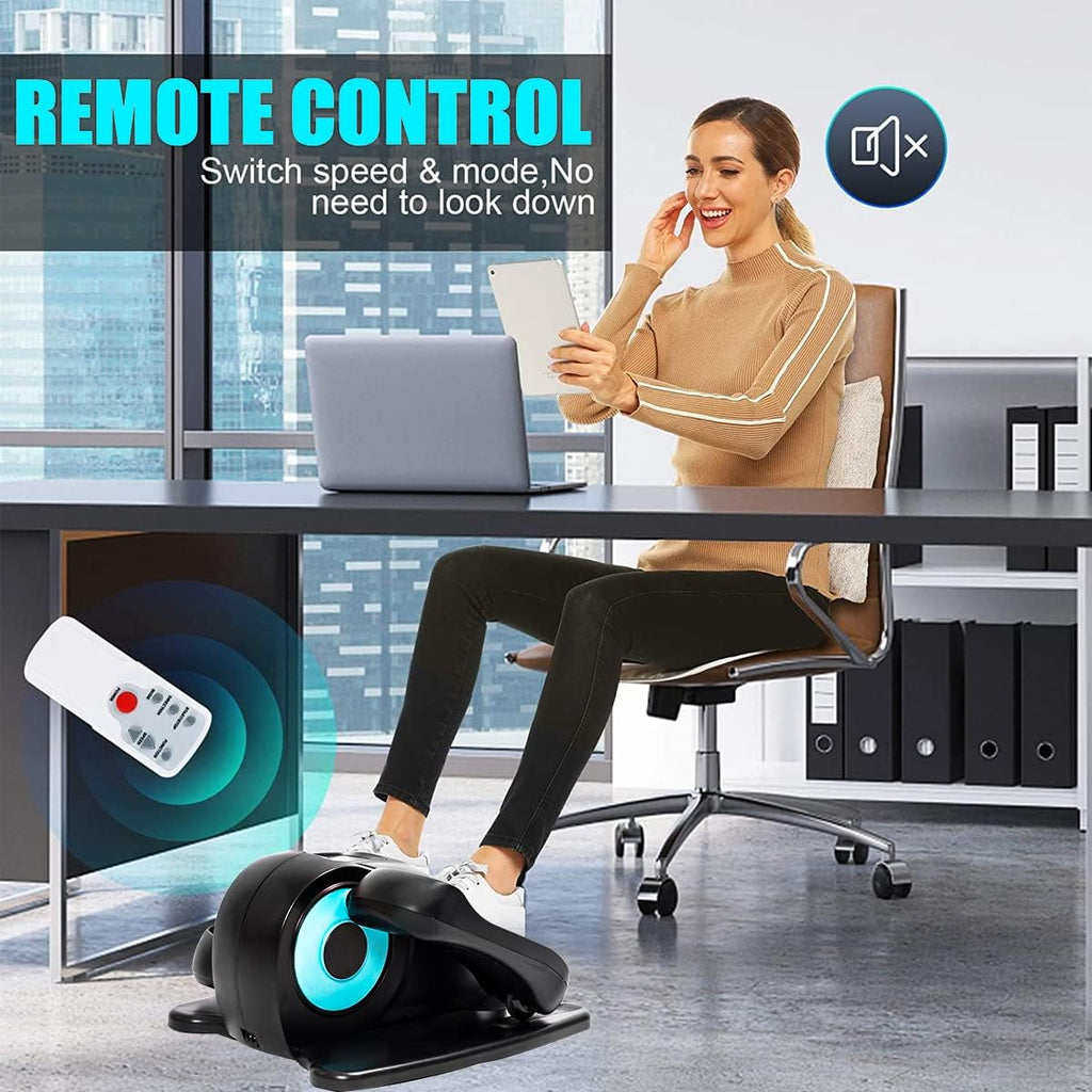 Compact Electric Elliptical Leg Exerciser with Remote & LCD Display L442693