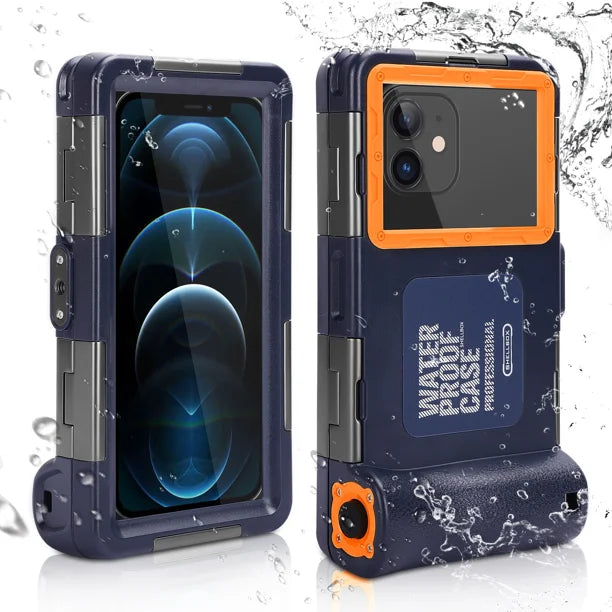 Waterproof Protective Case for Phones Up to 6.9 Inch with Lanyard N84241