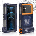 Waterproof Protective Case for Phones Up to 6.9 Inch with Lanyard N84241