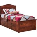 Twin Bookcase Headboard Brown E731780