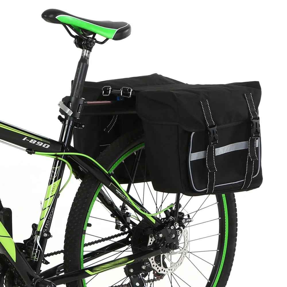 Bike Pannier Double Side Bag with Two Zipper Pouches P3048