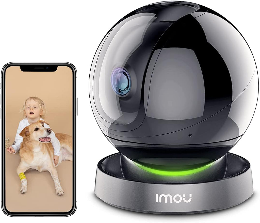 4MP Indoor Pan/Tilt WiFi Security Camera with Night Vision, 2-Way Audio, Pack of 2 M542