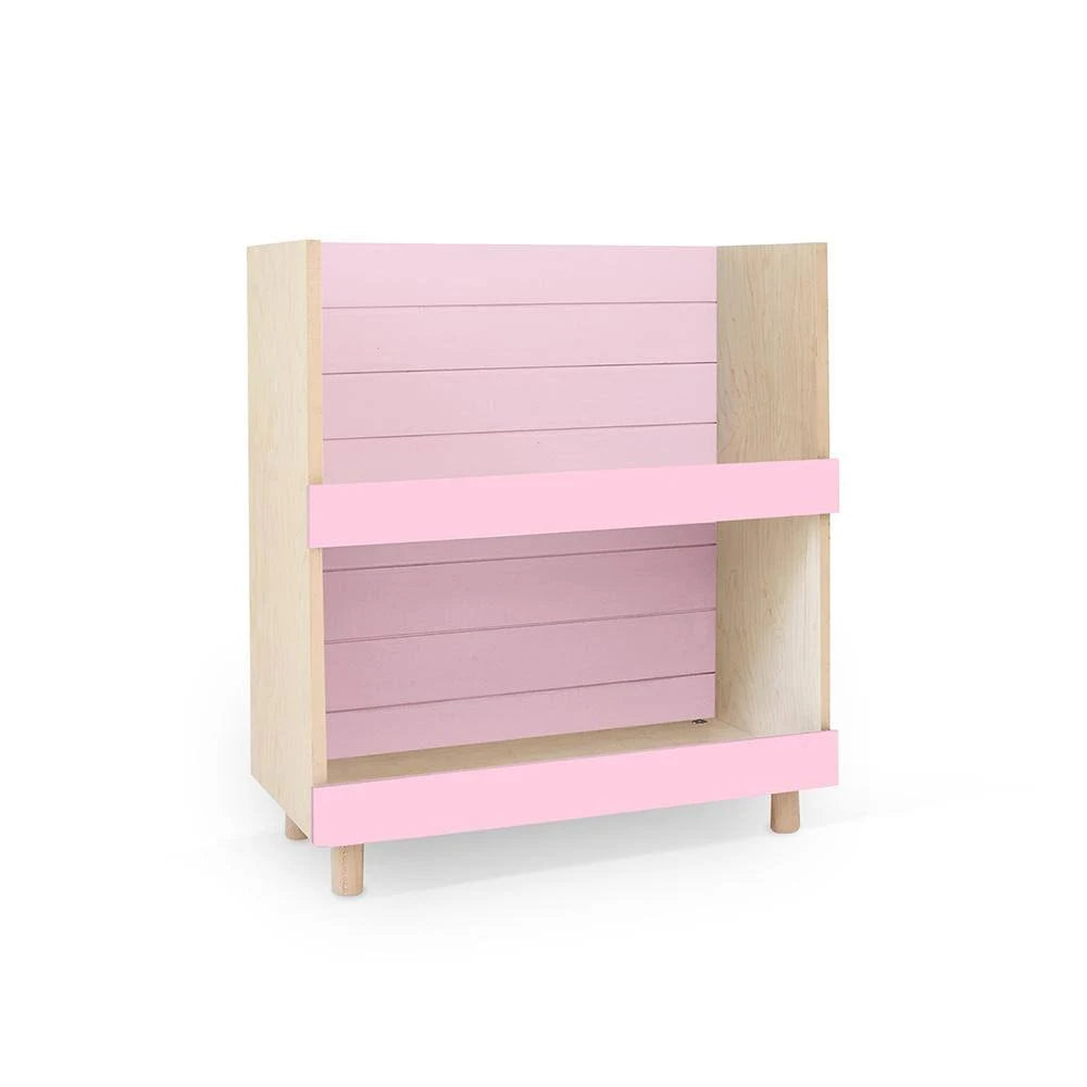 Kids Bookcase Walnut Pink P108392