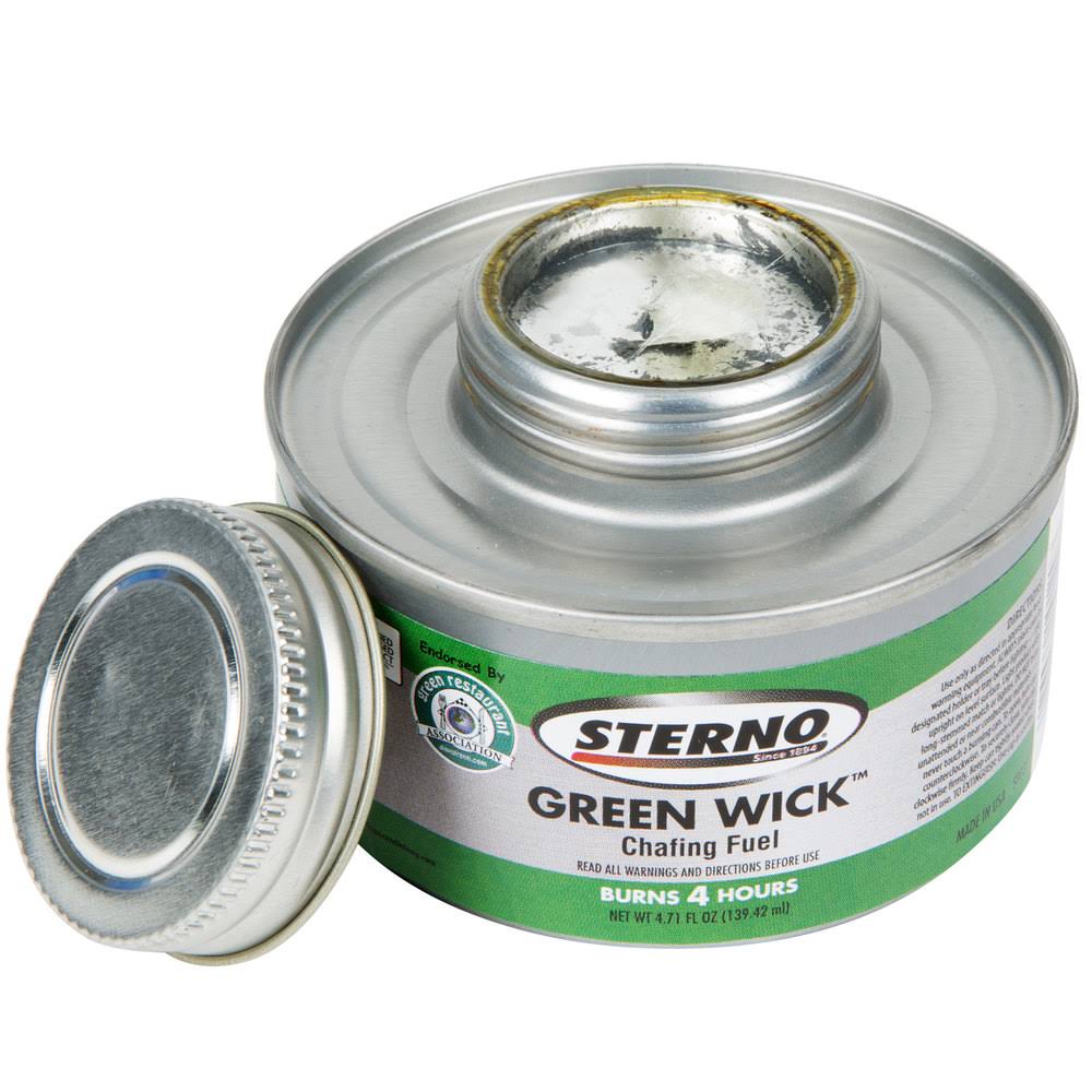 4 Hour Green Wick Chafing Fuel - 24/Case V803